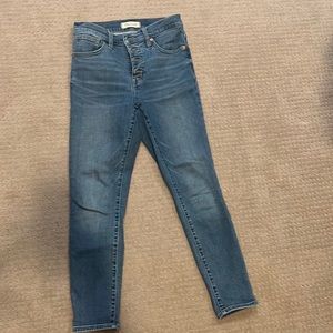 Madewell Mid-Rise skinny crop size 25